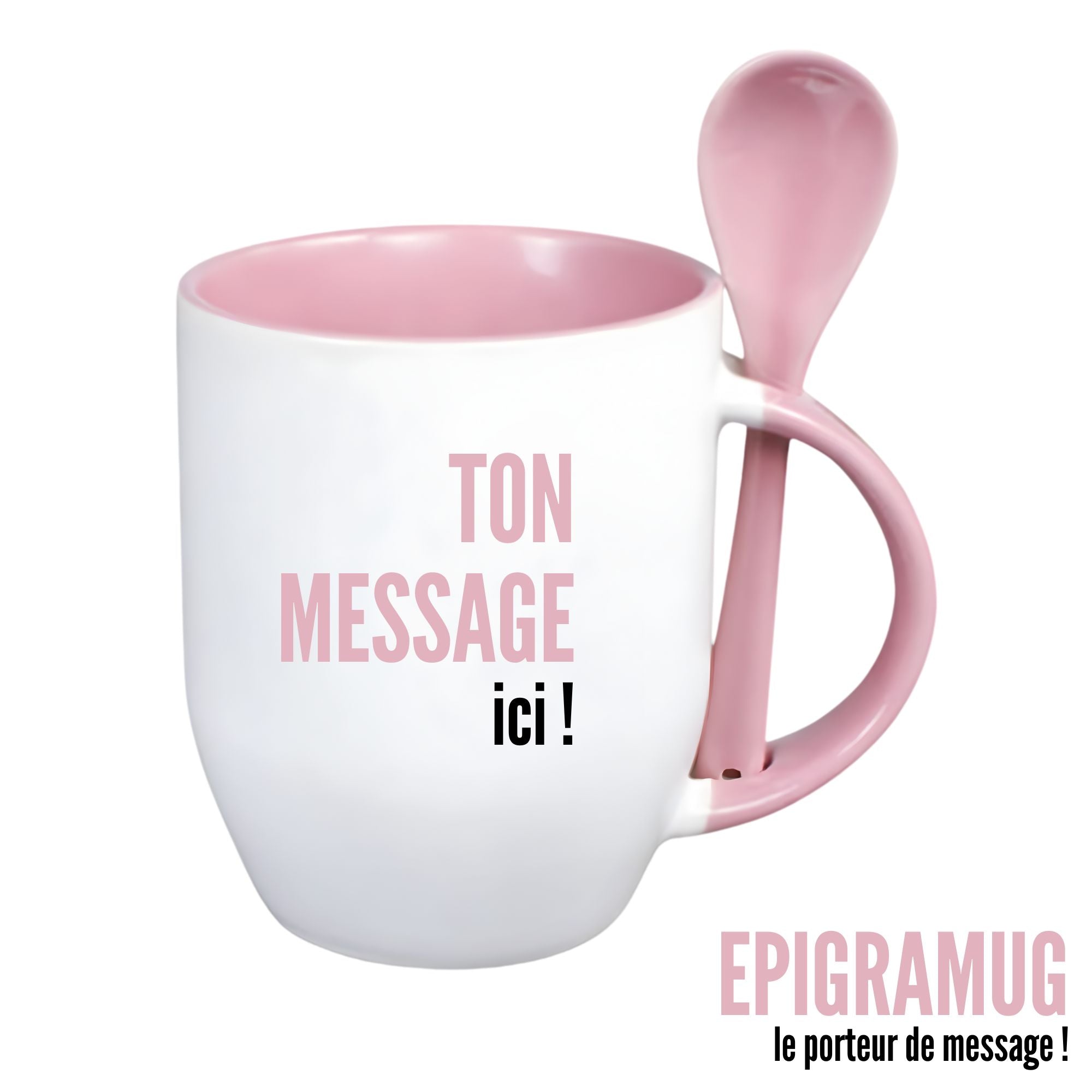 MUG À PERSONNALISER ROSE