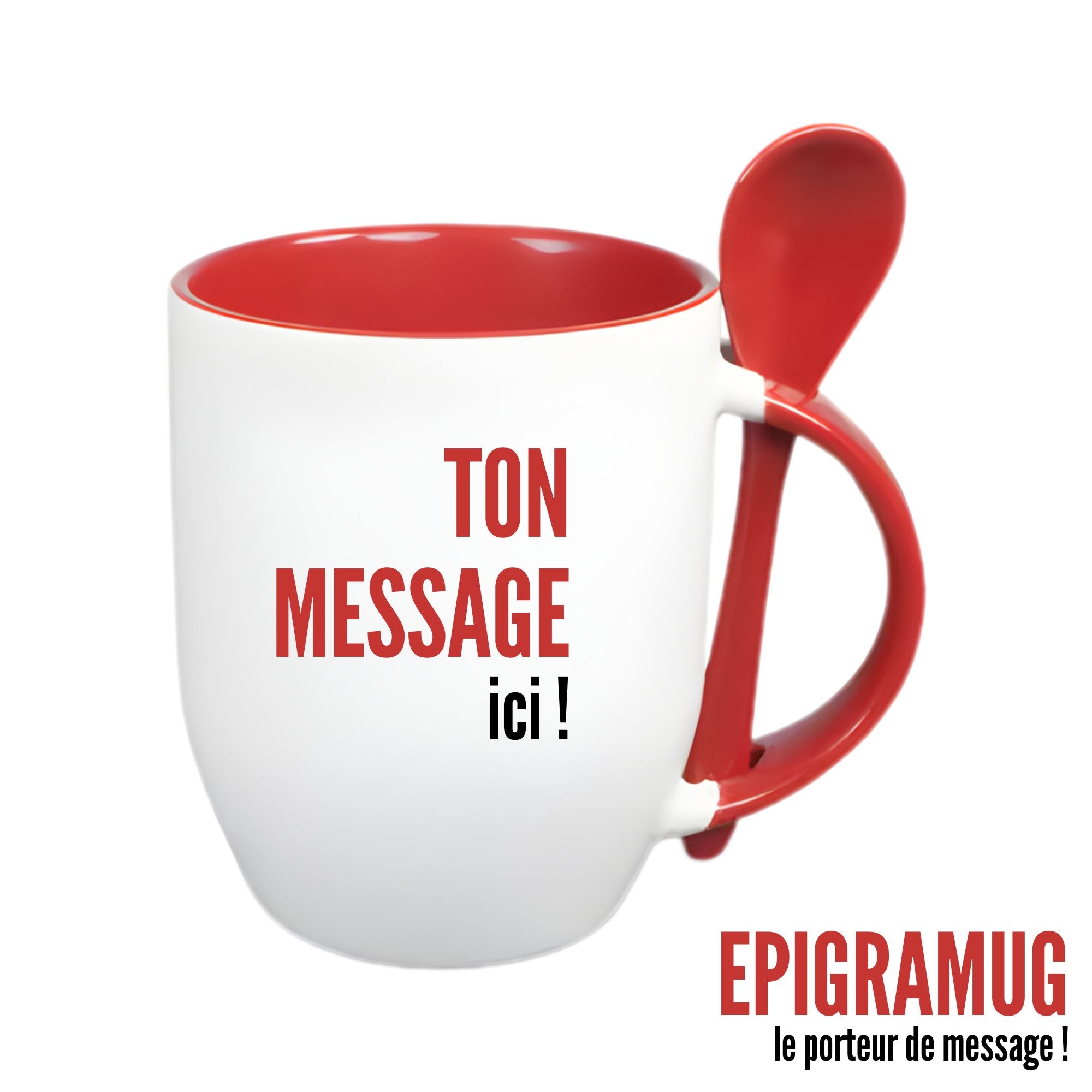 MUG À PERSONNALISER ROUGE